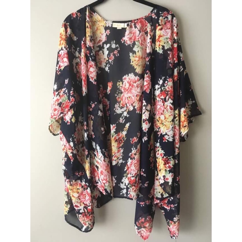 Floral Chiffon Kimono